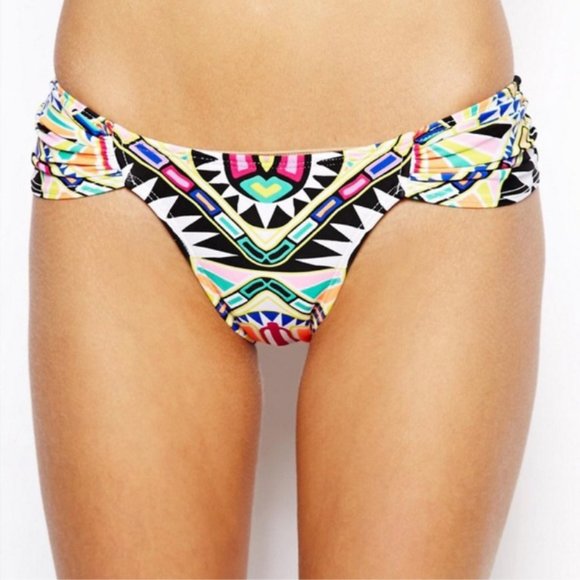 Mara Hoffman Other - Mara Hoffman Cosmic Fountain Ruched Bikini Bottom
